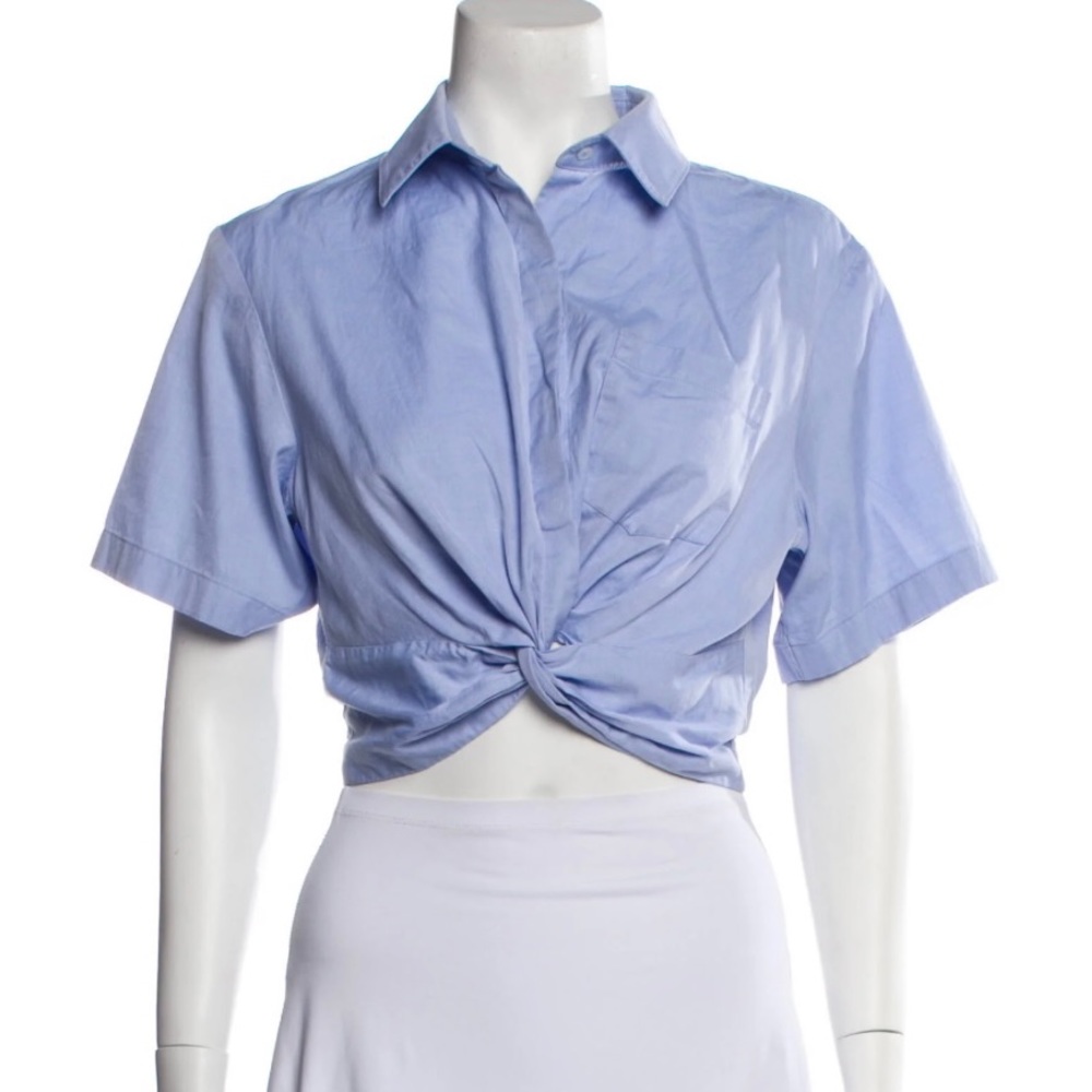 T by Alexander Wang cropped top